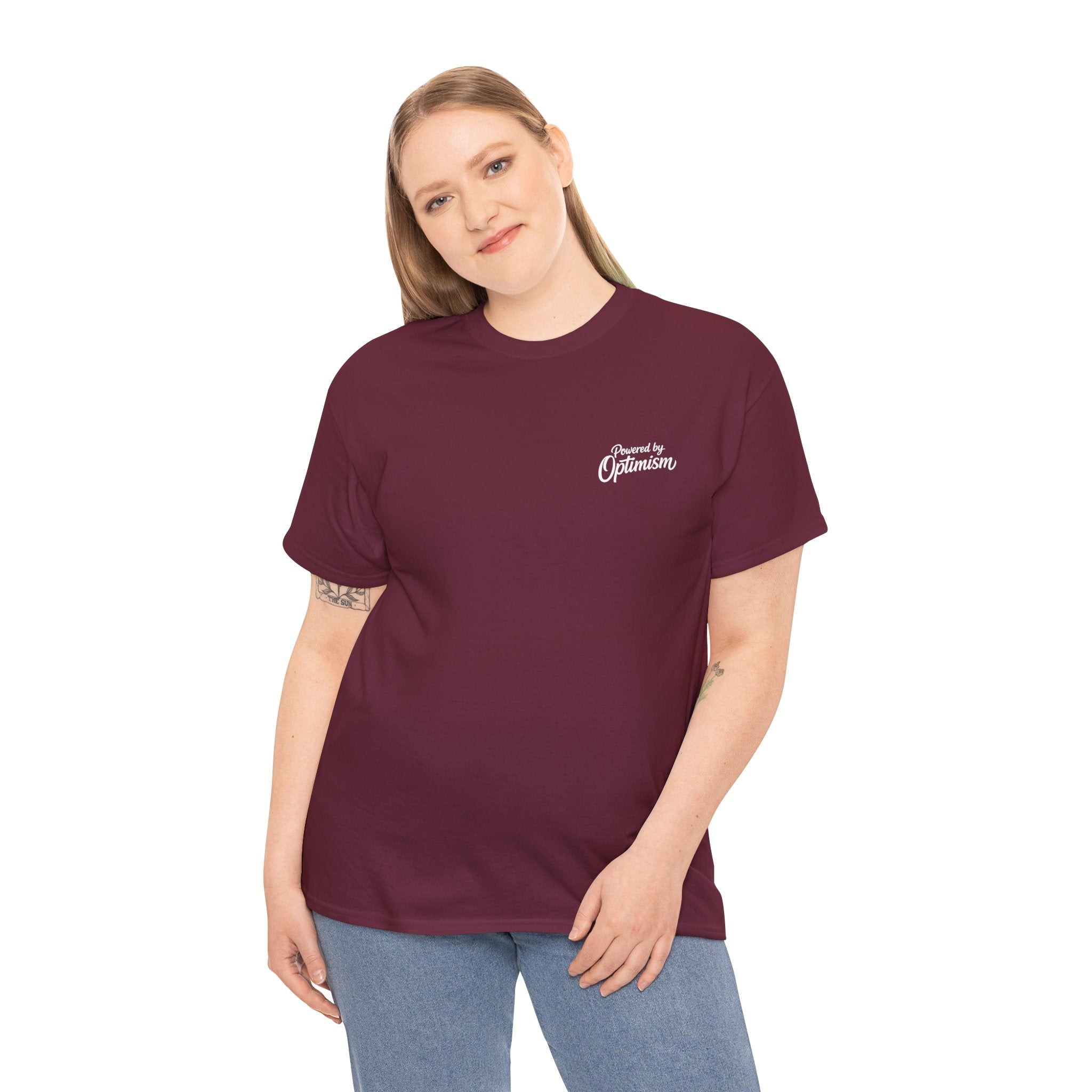 Powered by optimism T-shirt