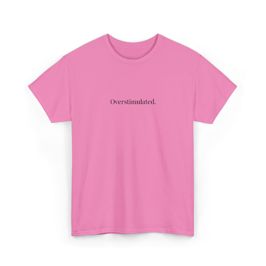 Embroidered - Overstimulated T-shirt