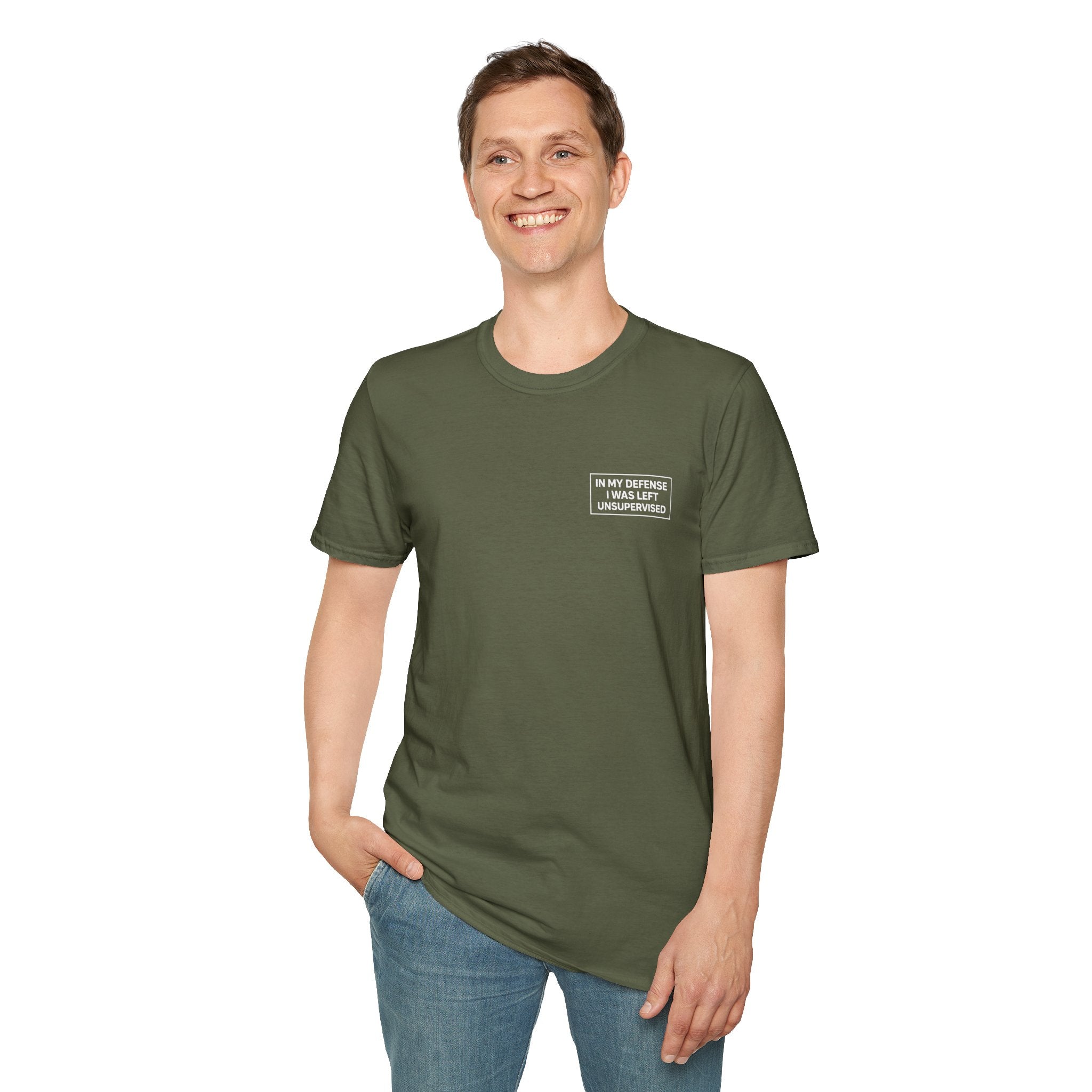In my defense I was left unsupervised T-Shirt