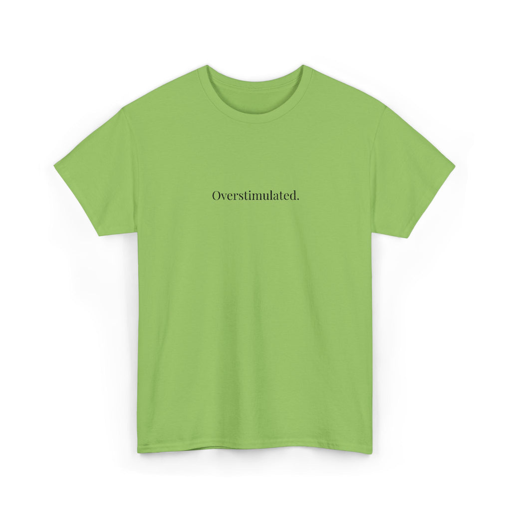 Embroidered - Overstimulated T-shirt