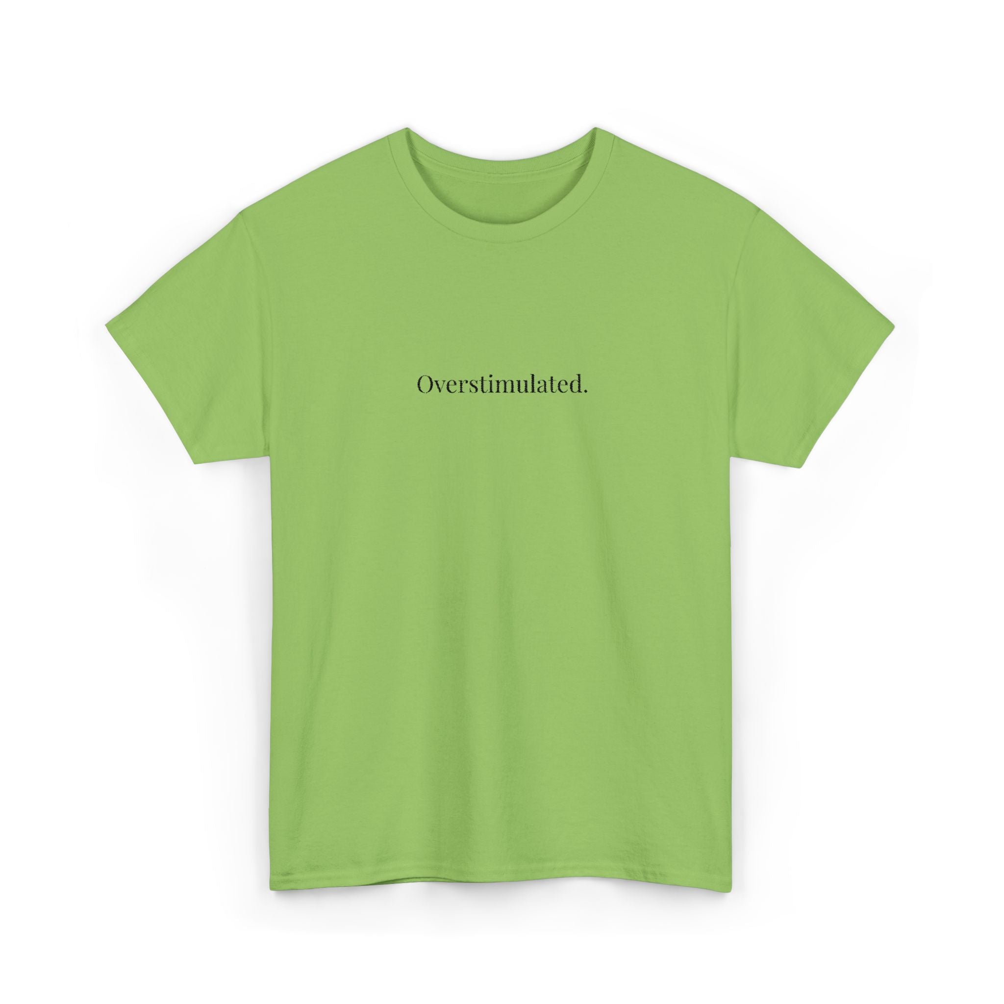 Embroidered - Overstimulated T-shirt
